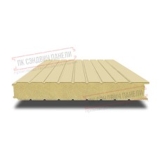 Стеновые сэндвич панели с пир 140 ral 1014 темно-бежевый