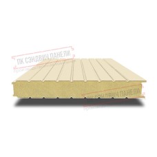 Стеновые сэндвич панели с пир 140 ral 1015 светло-бежевый