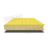 Devor uchun PPU sendvich panellar 120 ral 1018