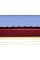 Perforatsiyasiz metall sofit 0,45 PE plyonka bilan RAL 3003 rubinli qizil