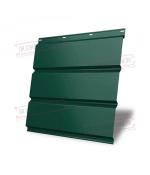 Софит металлический без перфорации 0,5 Satin с пленкой RAL 6005 зеленый мох
