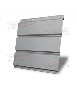 Софит металлический без перфорации 0,5 Satin с пленкой RAL 7004 сигнальный серый