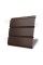 Perforatsiyasiz metall sofit 0,4 PE plyonka bilan RAL 8017 shokolad
