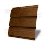 Софит металлический без перфорации 0,45 Print Elite с пленкой Antique Wood