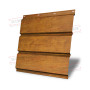 Софит металлический без перфорации 0,4 Print Premium с пленкой Golden Wood