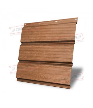 Софит металлический без перфорации 0,45 Print Elite с пленкой Honey Wood