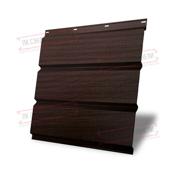 Софит металлический без перфорации 0,45 Print Elite с пленкой Nordic Wood