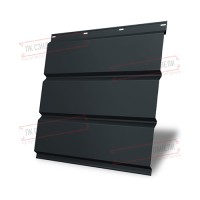 Перфорациясиз металл софит 0,5 Satin плёнка билан RAL 7016 антрацит кулранг