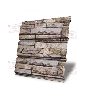 Софит металлический без перфорации 0,45 Print Elite с пленкой Sand Stone