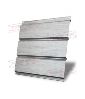 Софит металлический без перфорации 0,45 Print Elite с пленкой Snow Wood