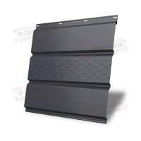Markaziy perforatsiyalangan metall sofit 0,5 Velur plyonka bilan RAL 7024 to'q  kulrang