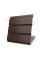 Markaziy perforatsiyalangan metall sofit 0,45 Drap ST plyonka bilan RAL 8017 shokolad