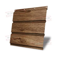 Софит металлический центральная перфорация 0,45 Print Elite с пленкой Nutwood