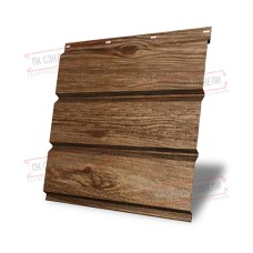 Софит металлический центральная перфорация 0,45 Print Elite с пленкой Nutwood