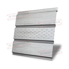 Софит металлический центральная перфорация 0,45 Print Elite с пленкой Snow Wood