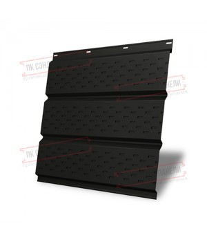 Софит металлический полная перфорация 0,45 Drap ST RAL 9005 черный