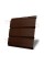 To'liq perforatsiyalangan metall sofit 0,45 Print Elite plyonka bilan Choco Wood