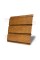 To'liq perforatsiyalangan metall sofit 0,4 Print Premium plyonka bilan Golden Wood