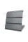 To'liq perforatsiyalangan metall sofit 0,5 GreenCoat Pural matt plyonka bilan RR 21 och-kulrang (RAL 7040 серое окно)