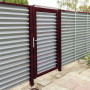Калитка Жалюзи 2,0х1 RAL 3005 без заполнения