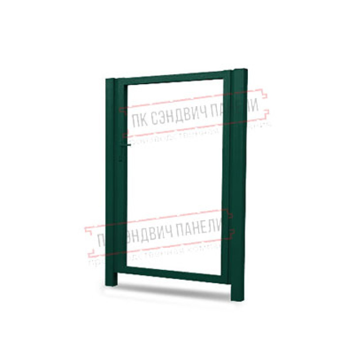 Калитка Жалюзи 2,0х1 RAL 6005 без заполнения