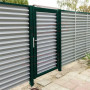 Калитка Жалюзи 2,0х1 RAL 6005 без заполнения