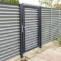 Калитка Жалюзи NoLock 2,0х1 RAL 7024 без заполнения