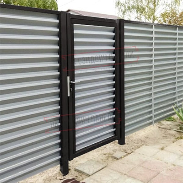 Жалюзи кичик дарвоза 2,0х1 RR 32 тўлдирувчисиз