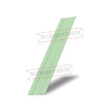 Крепежная планка жалюзи Milan,Tokyo 0,45 PE с пленкой RAL 6019 бело-зеленый