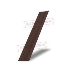 Крепежная планка жалюзи Milan,Tokyo 0,45 Drap RAL 8017 шоколад