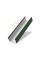 Қопқоқ 40х65 жалюзи Milan,Tokyo 0,5 Velur RAL 6020 хромли яшил