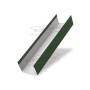 Крышка 45х20 жалюзи Texas 0,5 GreenСoat Pural RR 11 темно-зеленый (RAL 6020 хромовая зелень)