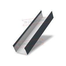 Крышка 45х20 жалюзи Texas 0,45 Drap ST RAL 7016 антрацитово-серый