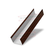 Крышка 45х20 жалюзи Texas 0,45 Print Elite Choco Wood