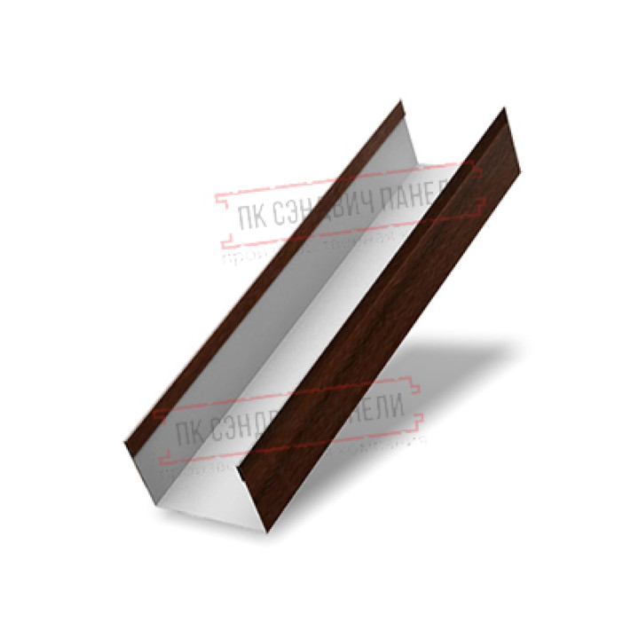 Крышка 45х20 жалюзи Texas 0,45 Print Elite Choco Wood