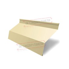 Ламель жалюзи Milan new 0,45 PE с пленкой RAL 1014 слоновая кость
