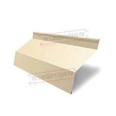 Ламель жалюзи Milan new 0,5 Satin с пленкой RAL 1015 светлая слоновая кость
