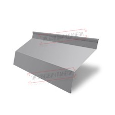 Ламель жалюзи Milan new 0,5 Satin с пленкой RAL 7004 сигнальный серый