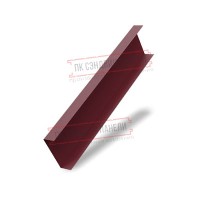 Декоративная накладка на столб жалюзи Milan,Tokyo 0,5 Satin с пленкой RAL 3005 красное вино Декоративная накладка на столб жалюзи Milan,Tokyo 0,5 Satin с пленкой RAL 3005 красное вино