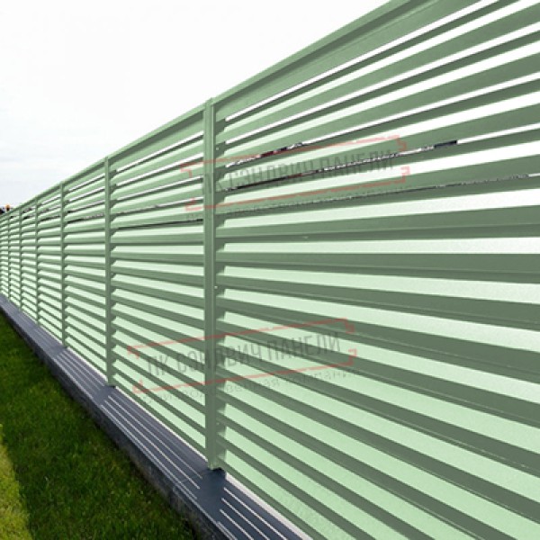 Ламель жалюзи Milan new 0,45 PE плёнкали RAL 6019 оч яшил