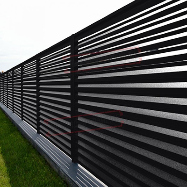 Устун жалюзи Milan,Tokyo 0,45 Drap RAL 9005 қора