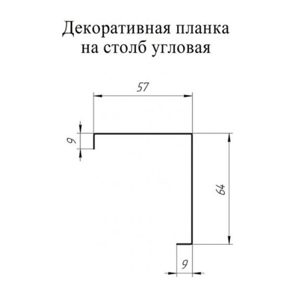 Ustunga burchakli dekorativ qoplama jalyuzi Milan,Tokyo 0,45 Print Elite White Wood