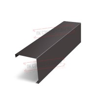 Декоративная накладка на столб угловая жалюзи Milan,Tokyo 0,5 GreenСoat Pural RR 32 темно-коричневый (RAL 8019 серо-коричневый) Декоративная накладка на столб угловая жалюзи Milan,Tokyo 0,5 GreenСoat Pural RR 32 темно-коричневый (RAL 8019 серо-коричневый)