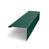 Qoplama (katta va kichik darvoza uchun) 25x35 jalyuzi Milan, Tokyo, Palermo 0,5 Satin s plenkoy RAL 6005 yashil mox (L1,68)