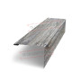Нащельник (для калиток и ворот) 25х35 жалюзи Milan, Tokyo, Palermo 0,45 Print Elite Nordic wood (L1,68)