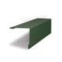 Планка завершающая 50х50 жалюзи Milan 0,5 GreenCoat Pural BT, matt RR 11 темно-зеленый