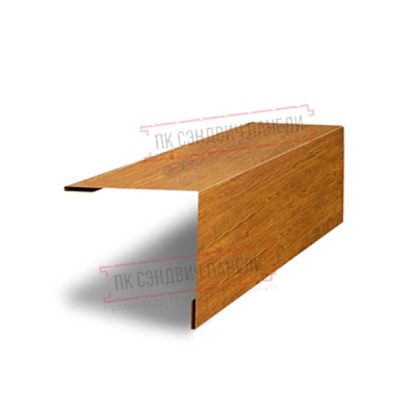 Planka yakunlovchi 50x50 jalyuzi Milan 0,45 Print-double Elite Golden Wood