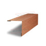 Планка завершающая 50х50 жалюзи Milan 0,45 Print Elite Honey Wood