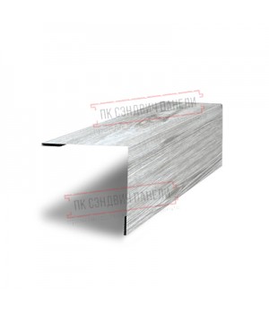 Планка завершающая 50х50 жалюзи Milan 0,45 Print Elite Snow Wood