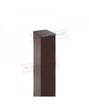 Столб 62х55х1,4х2500 RAL 8017
